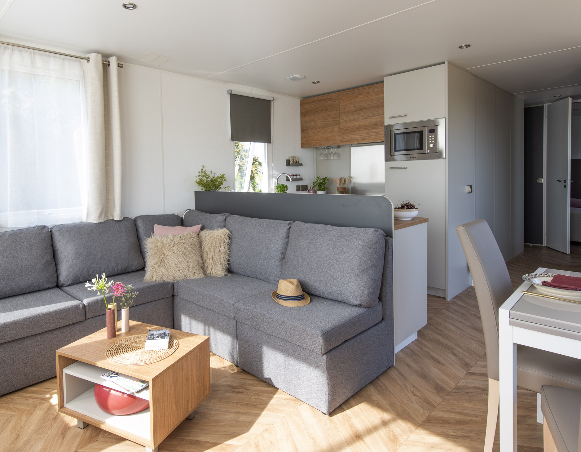 location de mobil home pour famille nombreuse dans un camping 3 étoiles à Montalivet