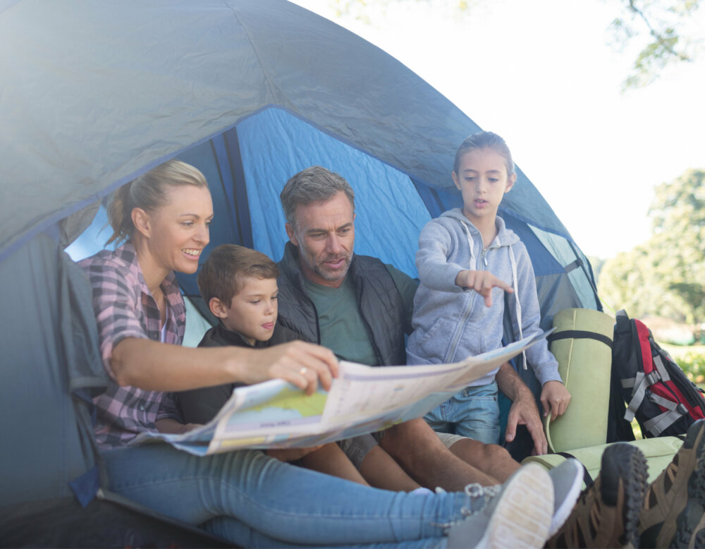 emplacement camping tente gironde