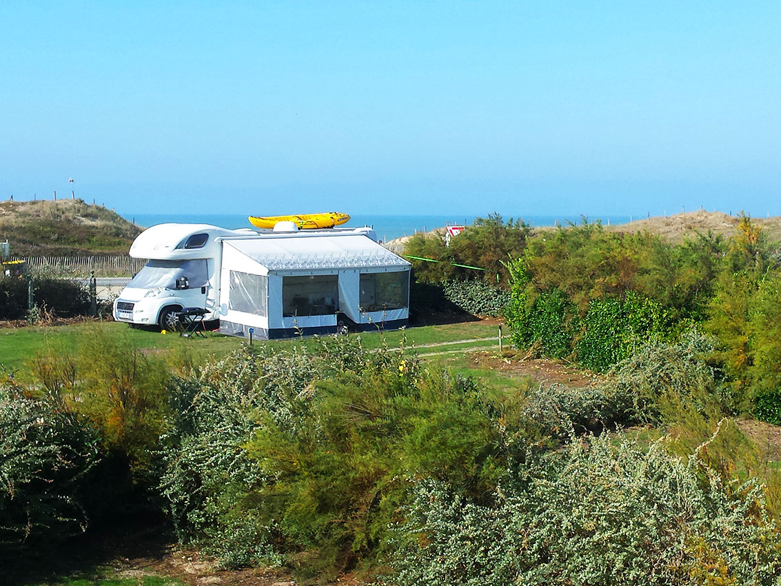camping emplacements vue mer montalivet