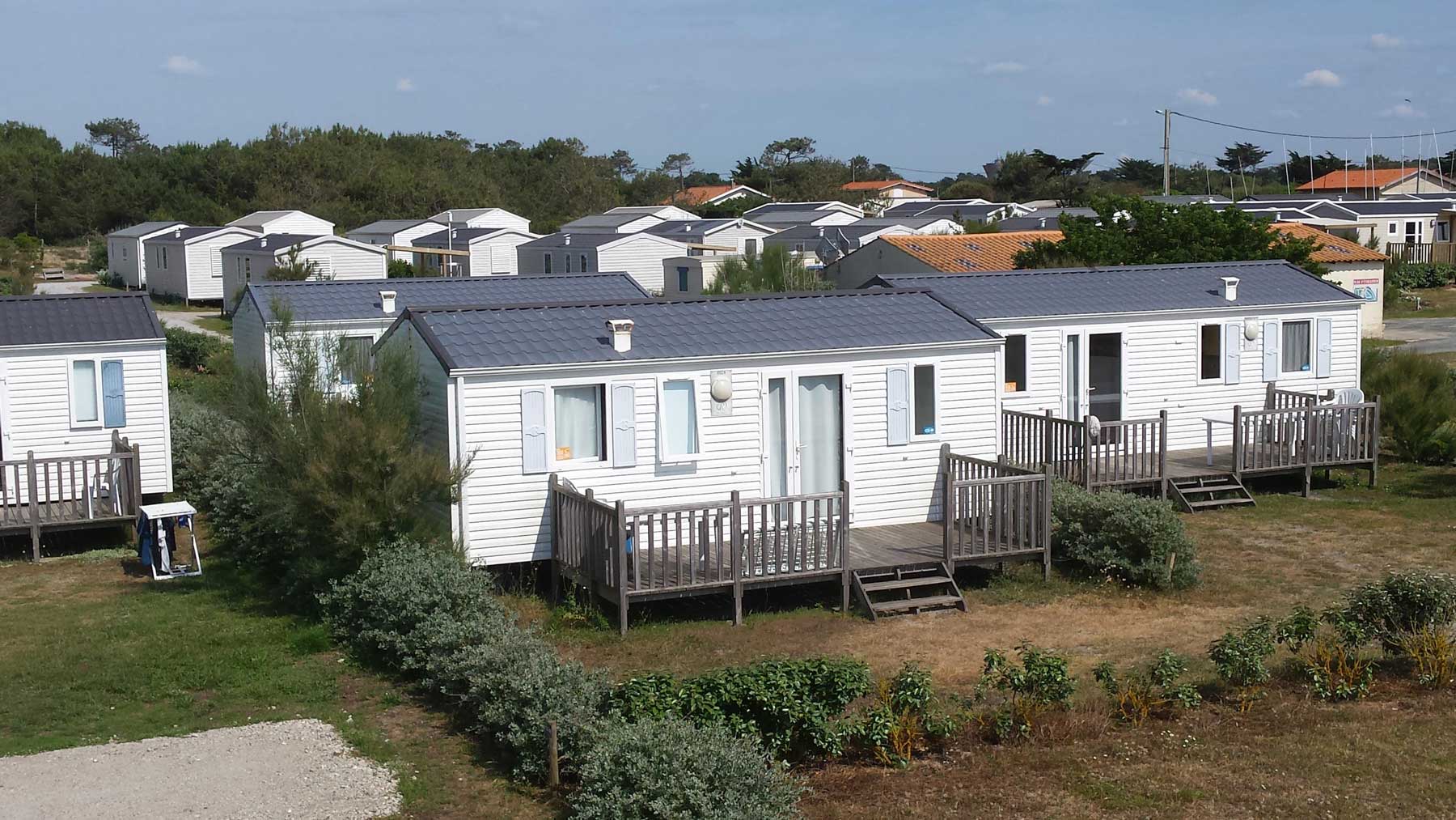 mobil home 2 chambres en gironde - camping le soleil d'or