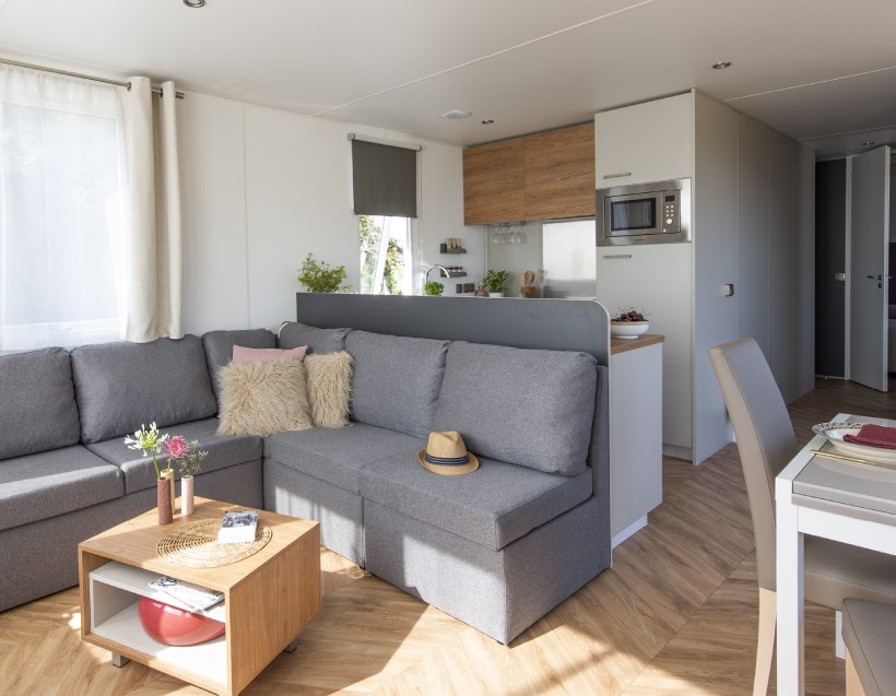 location de mobil home pour famille nombreuse dans un camping 3 étoiles à Montalivet