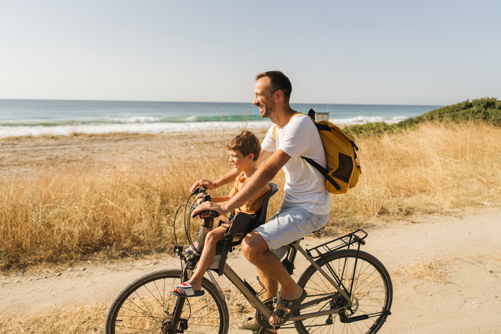 Piste cyclable depuis le camping